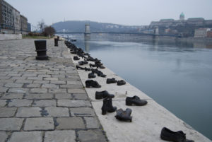 Shoes on Danube River