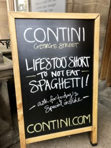 Read more about the article Contini Restaurant, Edinburgh, Scotland